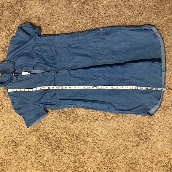 ✨ 3/$20 J. Crew Denim Dress with pockets NWT - Picture 8 of 10